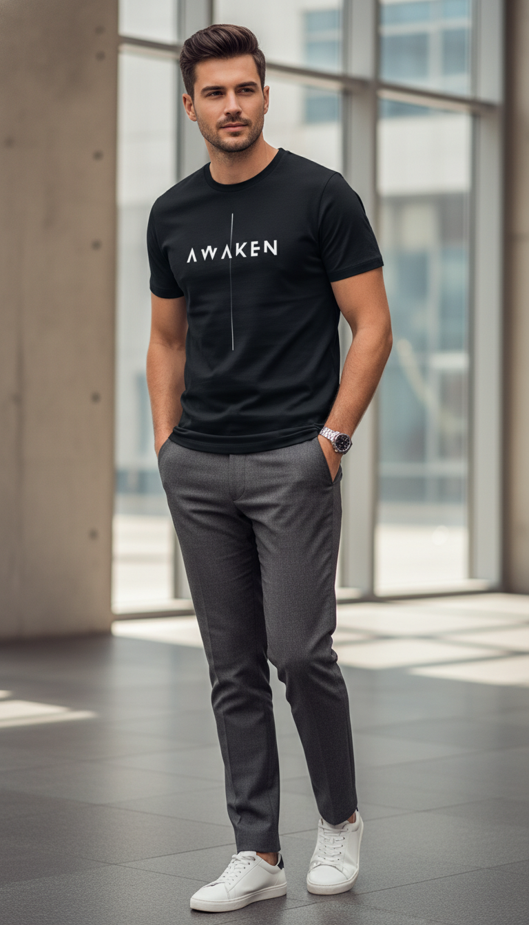 LOOM OF THE HILLS – CHRISTIAN “AWAKEN” Unisex Stretch T-shirt